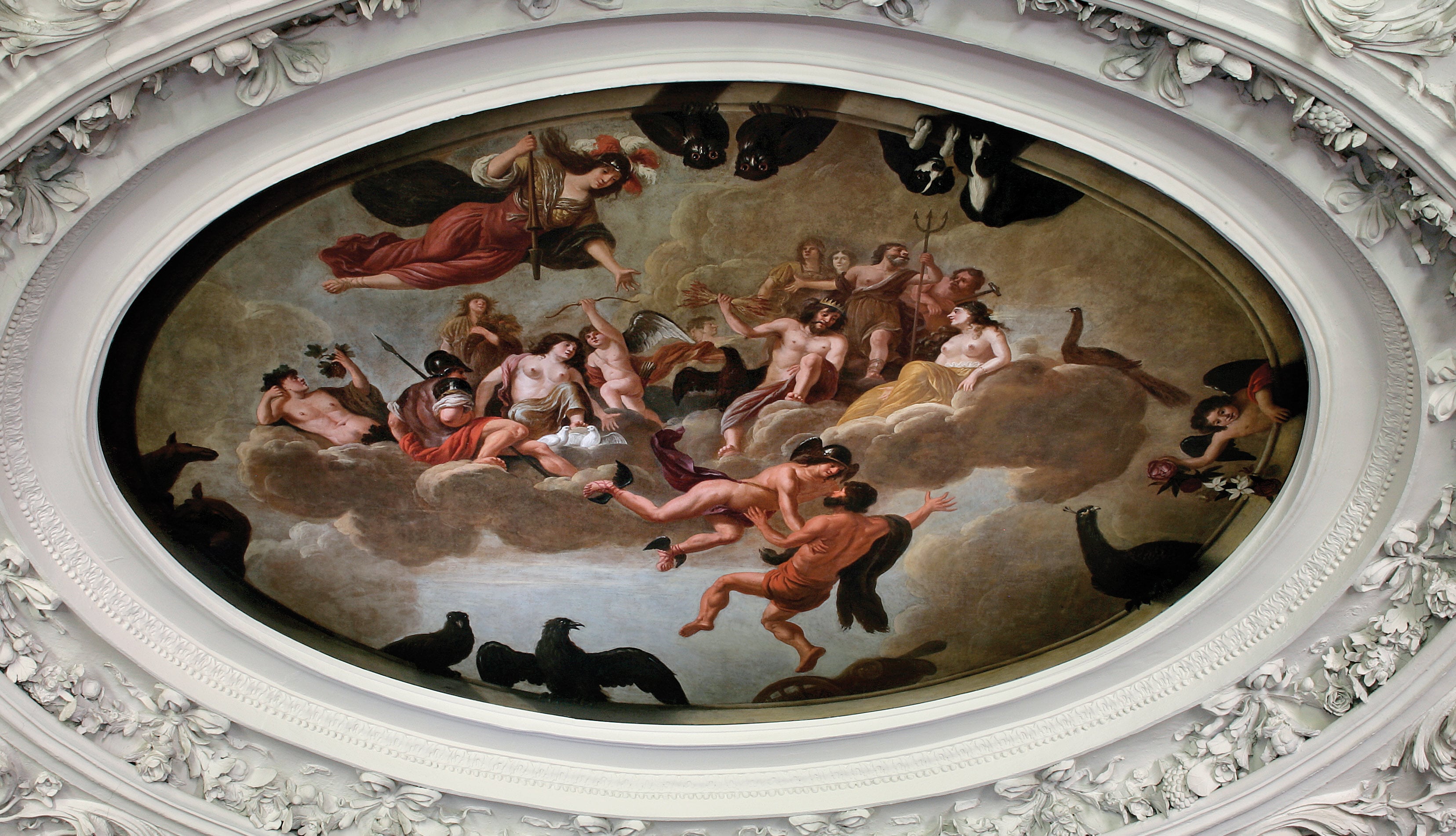 Ceiling painting from Charles II Bedchamber