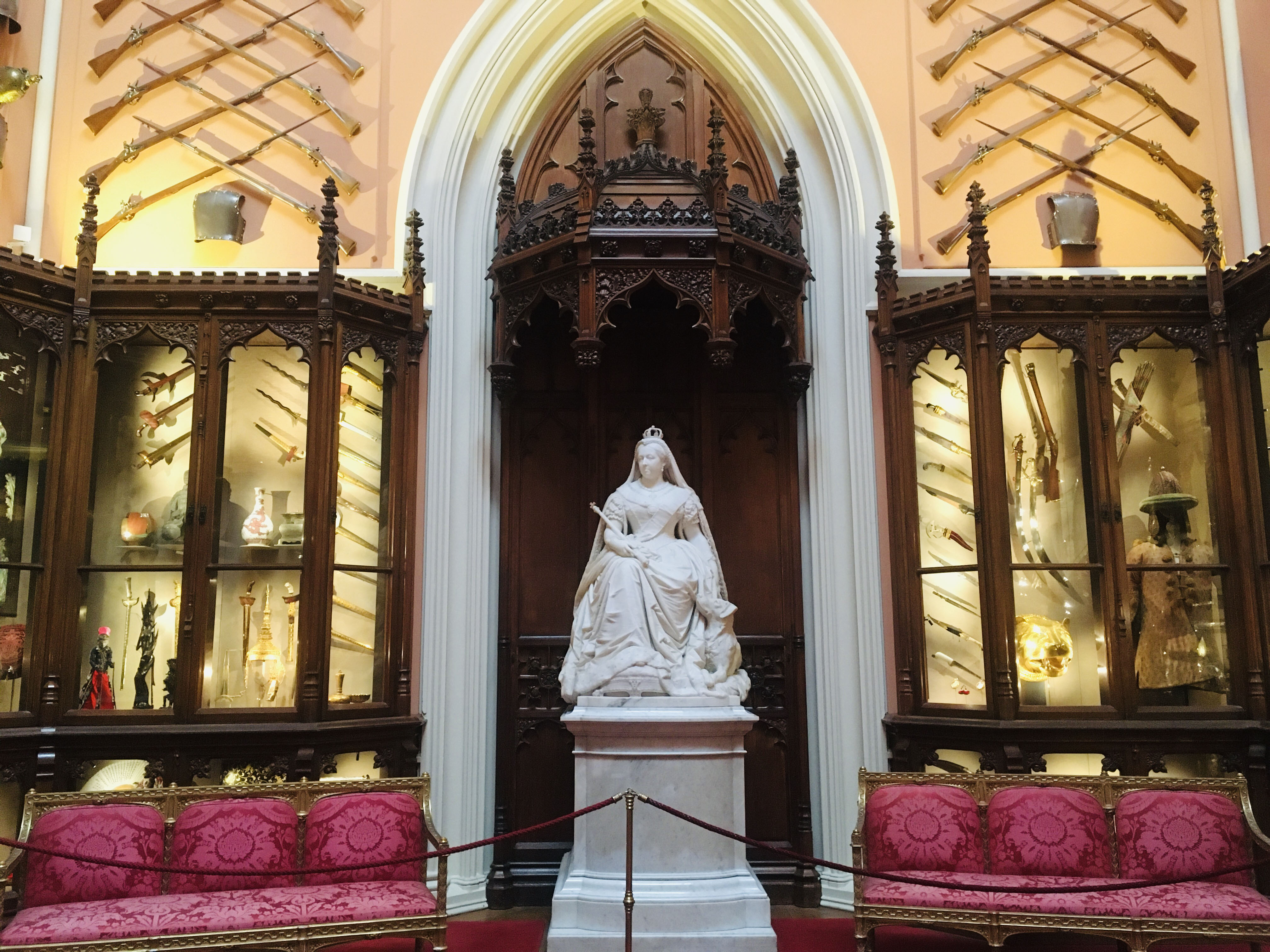 photograph of current display in the Grand Vestibule