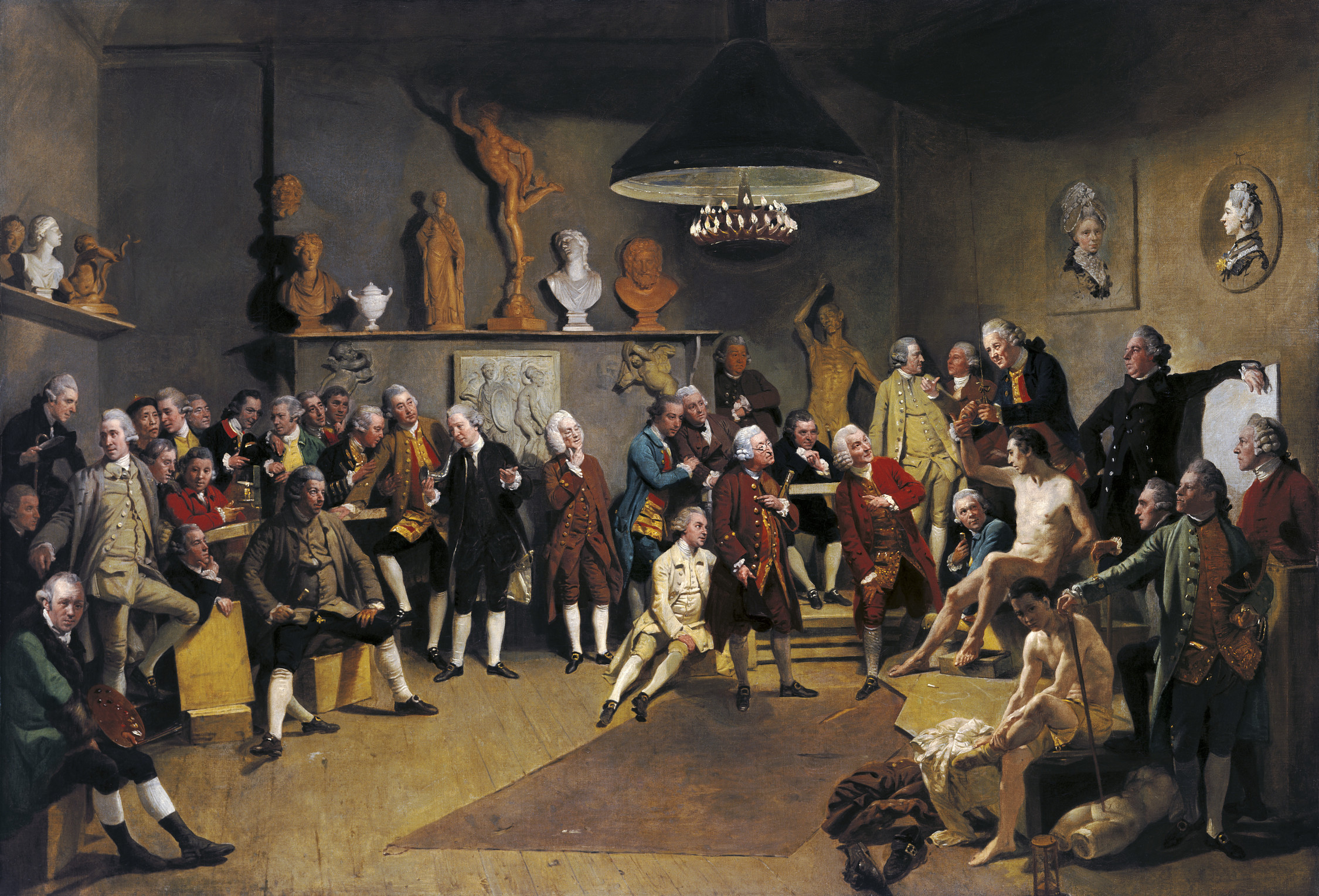Founded by George III on 10 December 1768, the Royal Academy of Arts was the first training school for artists in England to receive royal endorsement and as such marked a distinctive shift away from the various informal drawing schools that had preceded 