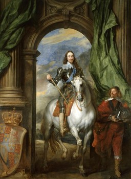 Sir Anthony Van Dyck, Charles I with M. de St Antoine, 1633