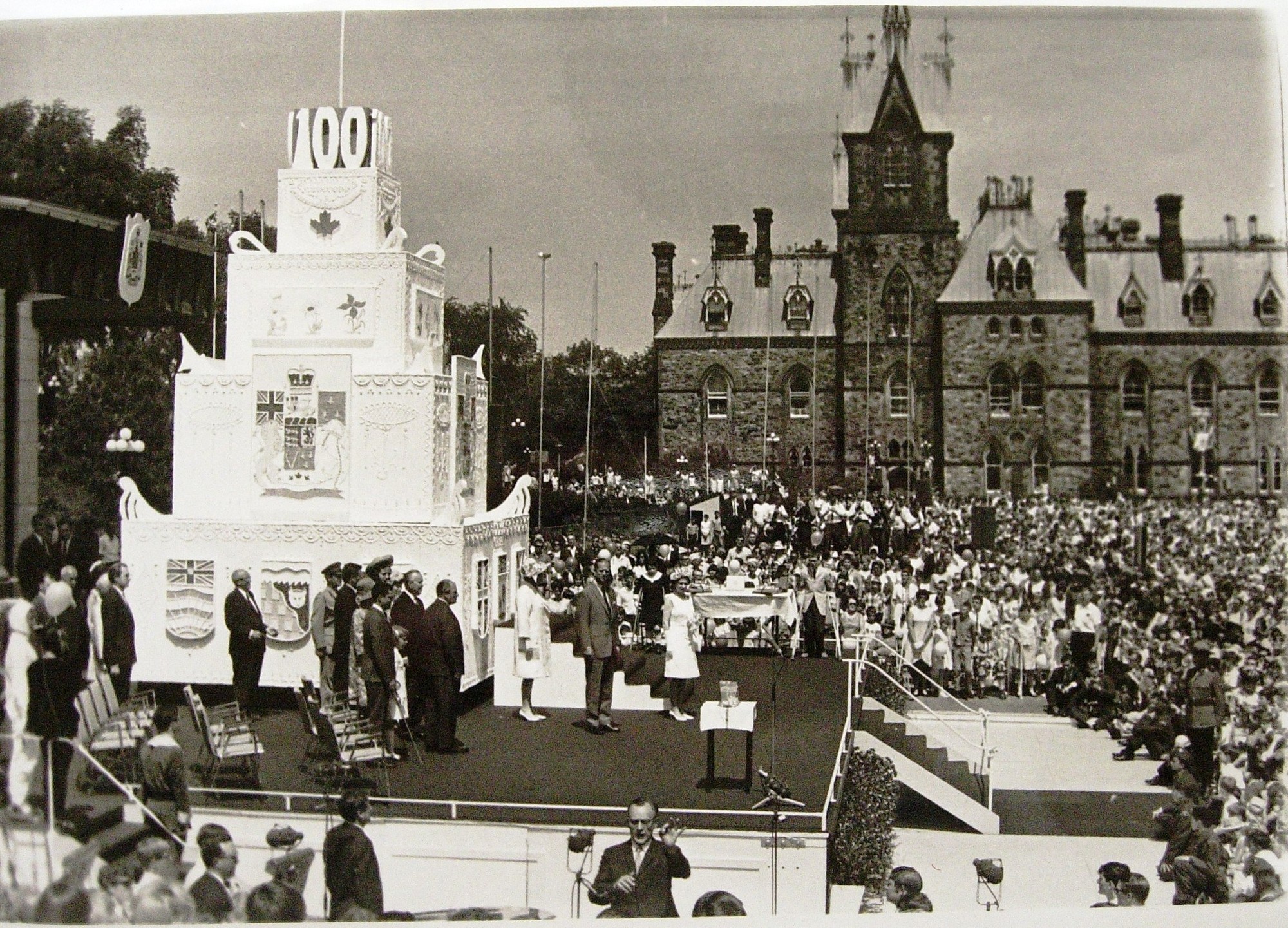 Queen Elizabeth II and Prince Philip, The Duke of Edinburgh attend celebration marking Canada's Centenary of Confederation Queen Elizabeth II and Prince Philip, The Duke of Edinburgh attend celebration marking Canada's Centenary of Confederation