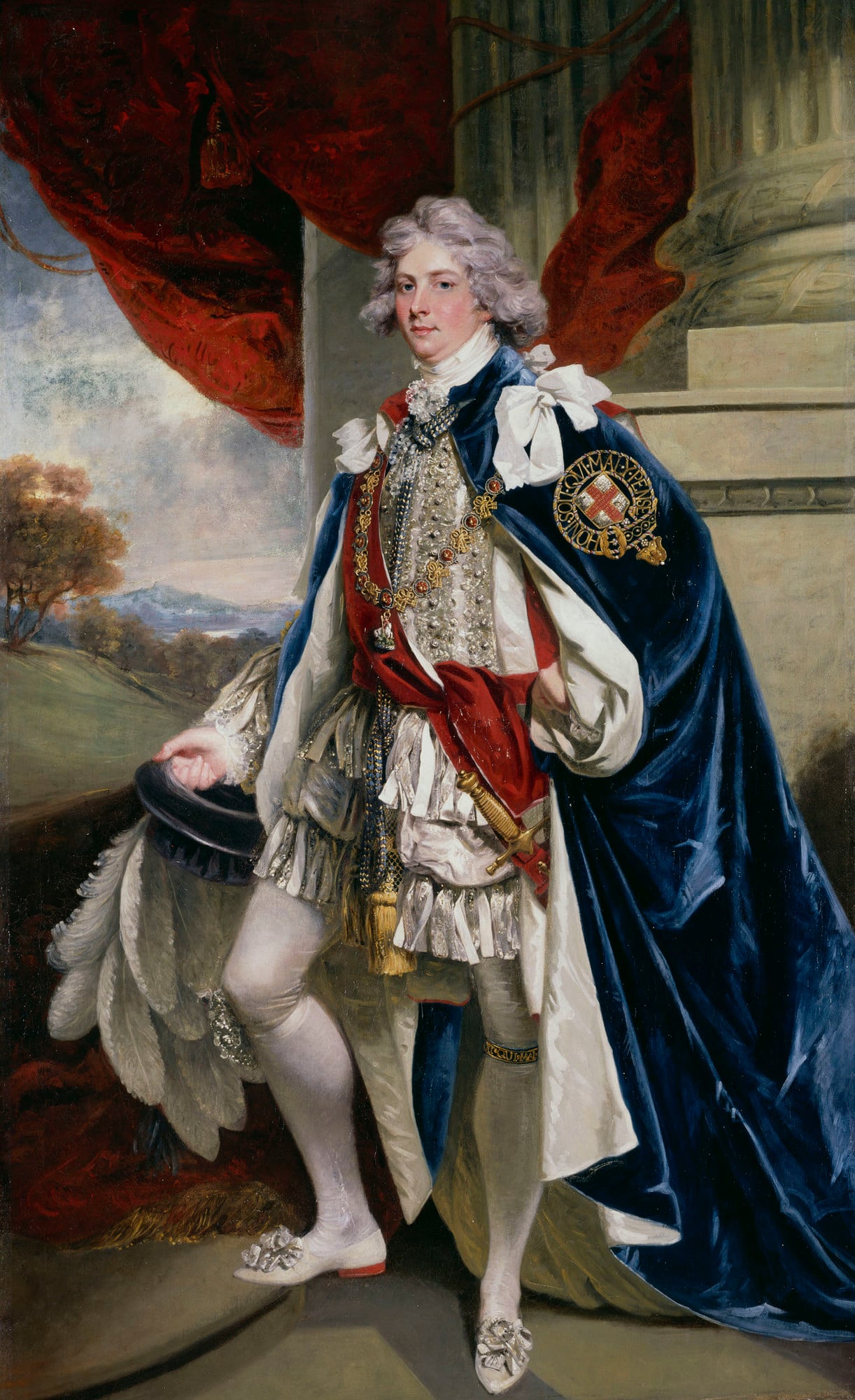 Hoppner was the son of a German physician working at the court of George II; he was encouraged to become a painter by George III, studying drawings in the Royal Collection as well as attending the RA Schools. In 1793, after the death of Reynolds, Hoppner 