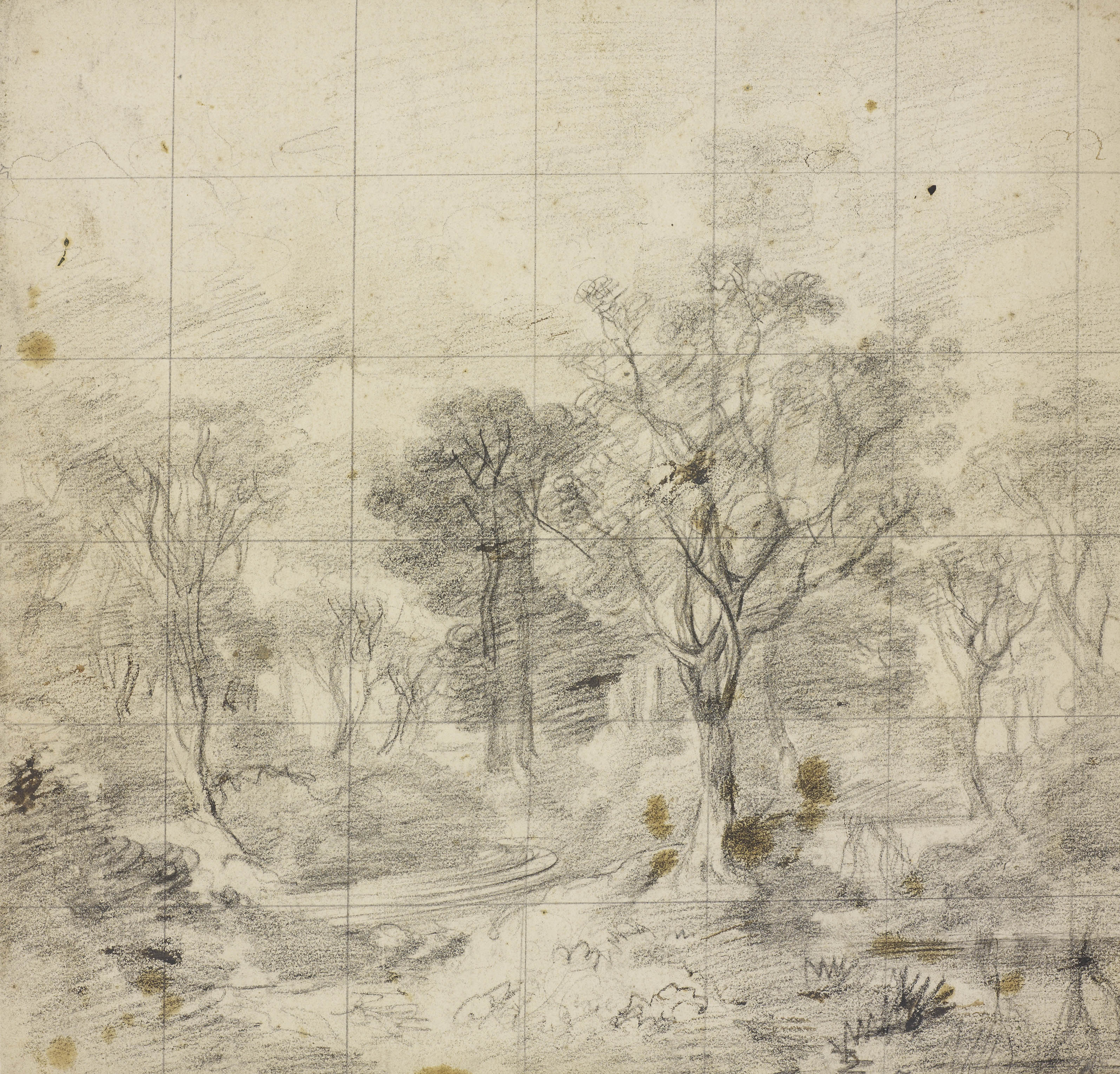 Thomas Gainsborough, Study for Cornard Wood, c.1748 Thomas Gainsborough, Study for Cornard Wood, c.1748