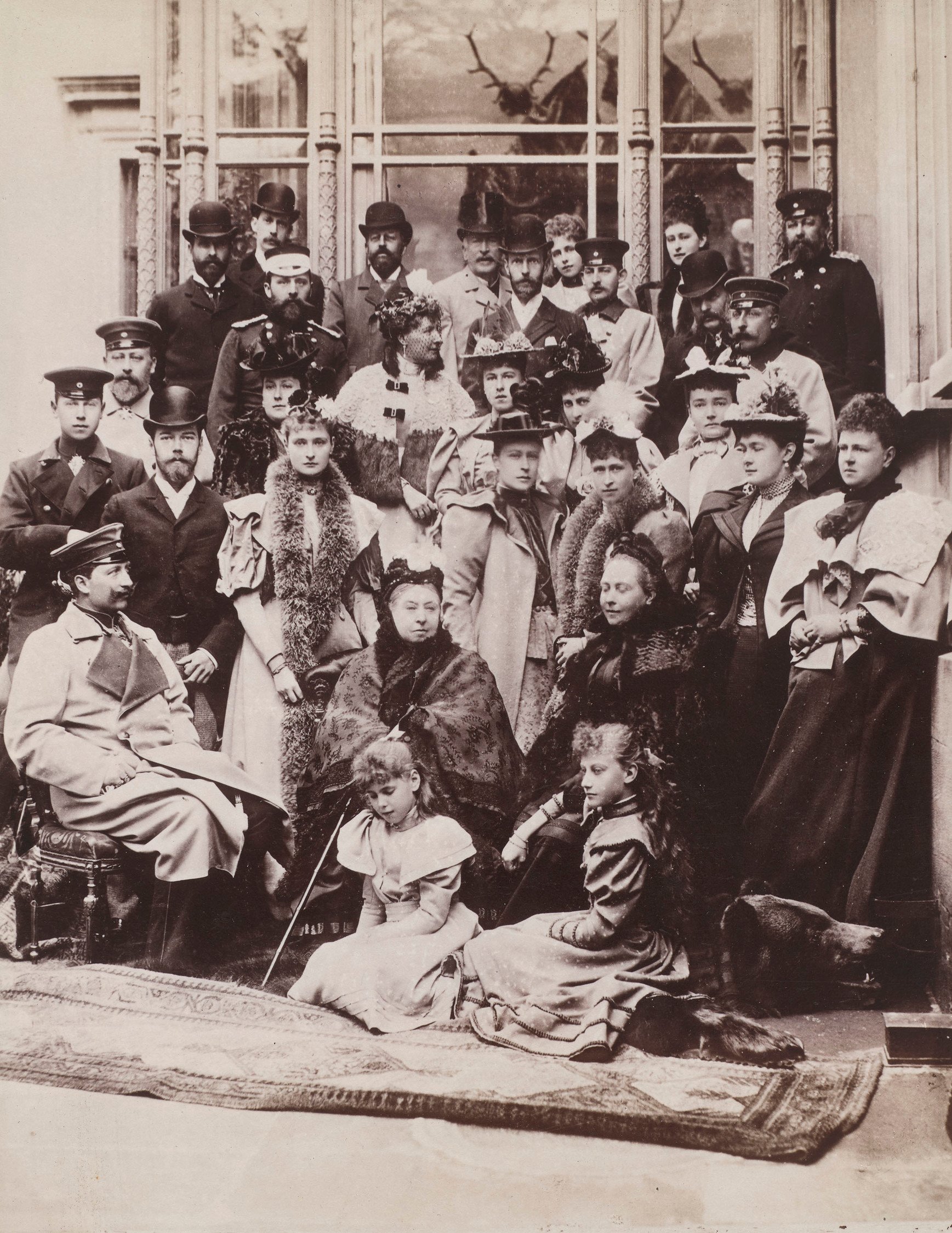 Photograph of Queen Victoria and her descendants