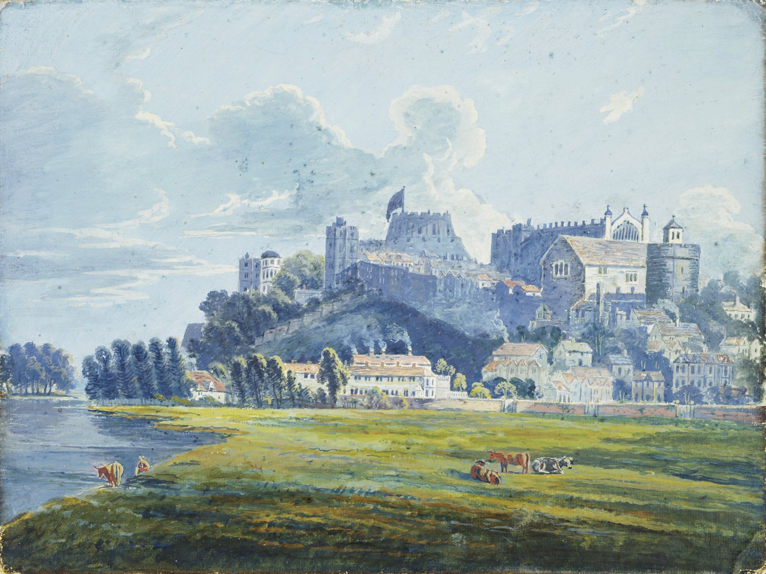 Ernst Ausgustus, A View of Windsor town and Castle