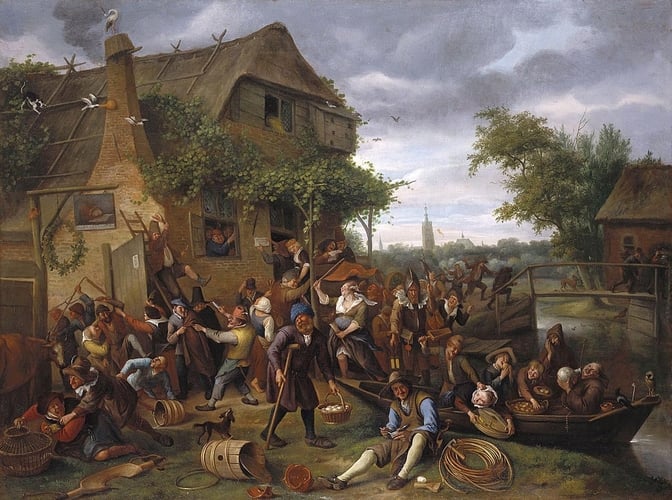 Jan Steen, A Village Revel, RCIN 405611