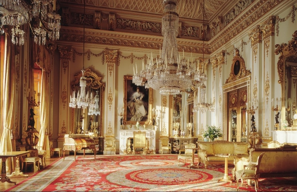 The White Drawing Room at Buckingham Palace