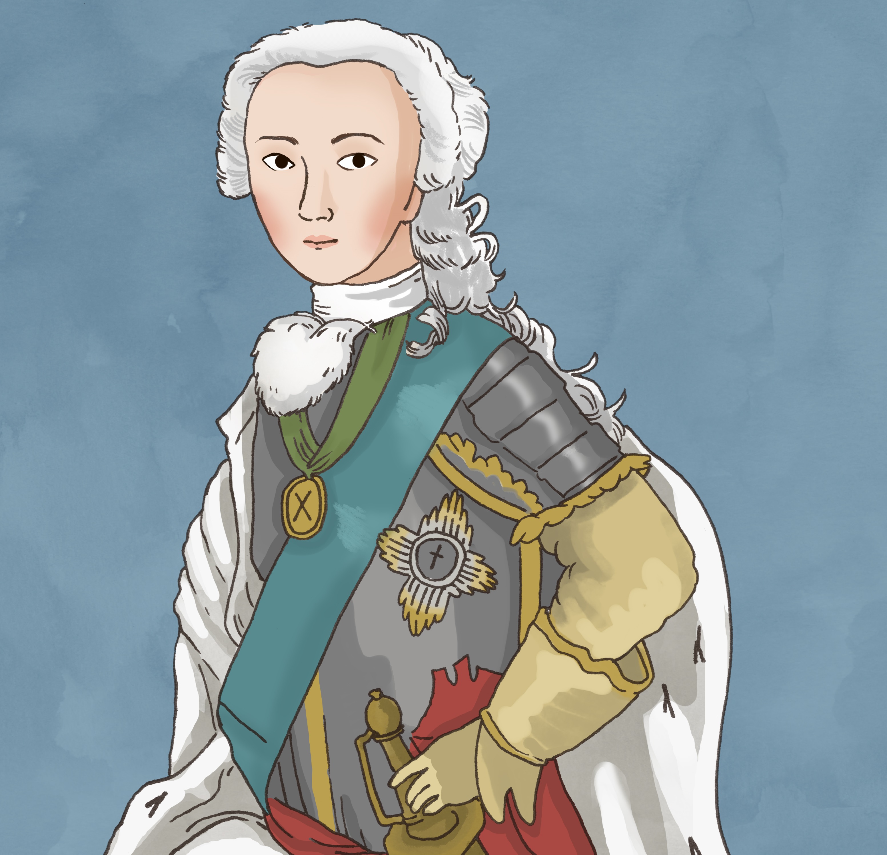 Illustration of Bonnie Prince Charlie