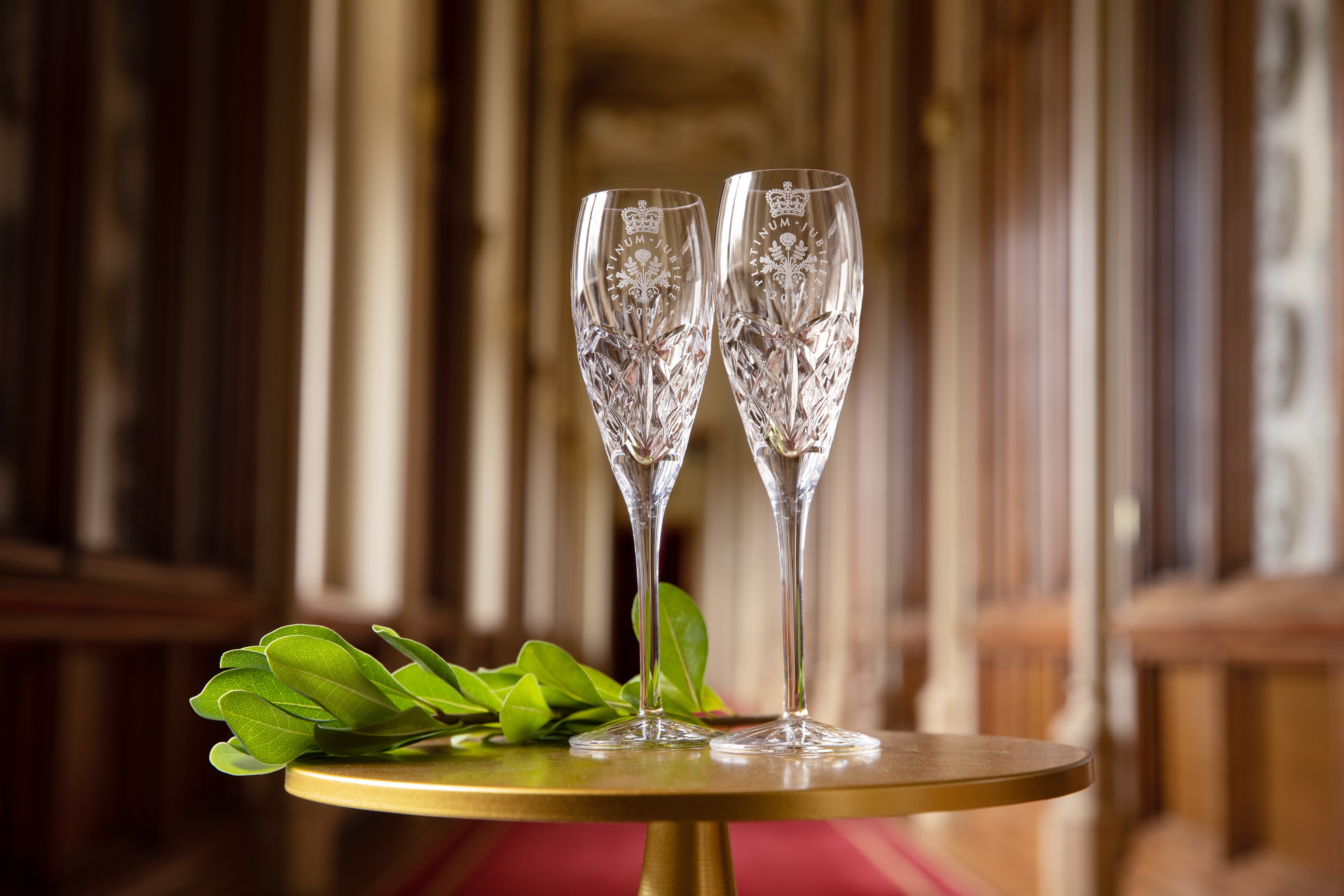 Platinum Jubilee Champagne Flutes Platinum Jubilee Champagne Flutes