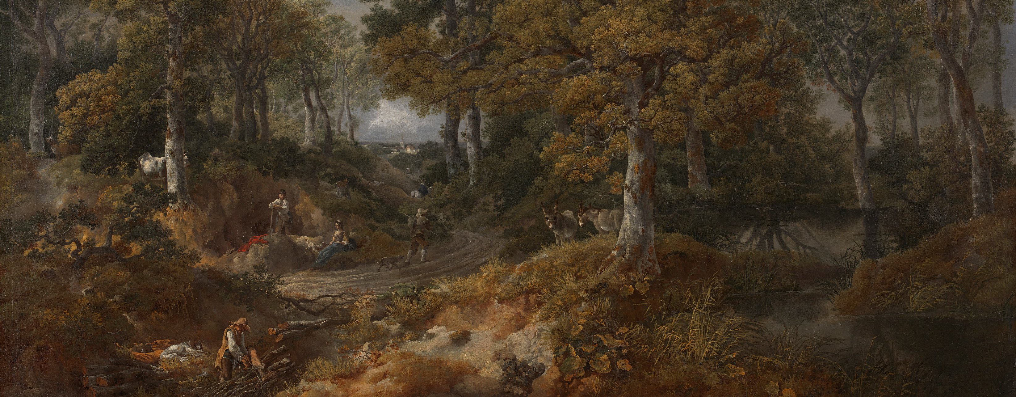 Detail from Gainsborough's 'Cornard Wood', National Gallery