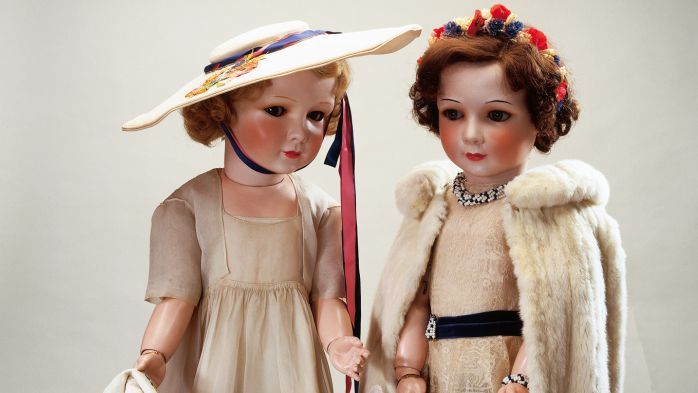 France and Marianne, two dolls in Queen Mary's Dolls' House