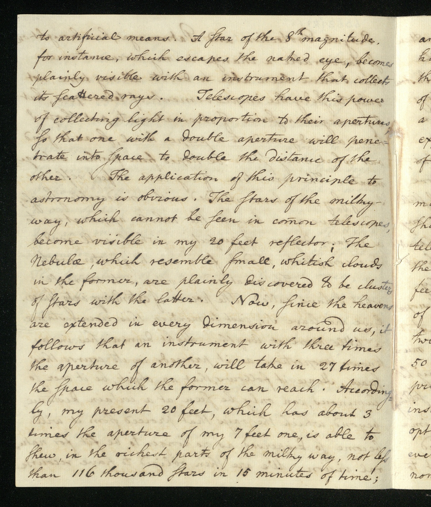 Letter from William Herschel to Sir Joseph Banks, with an estimate of the expenses required to build an enlarged telescope, page 4