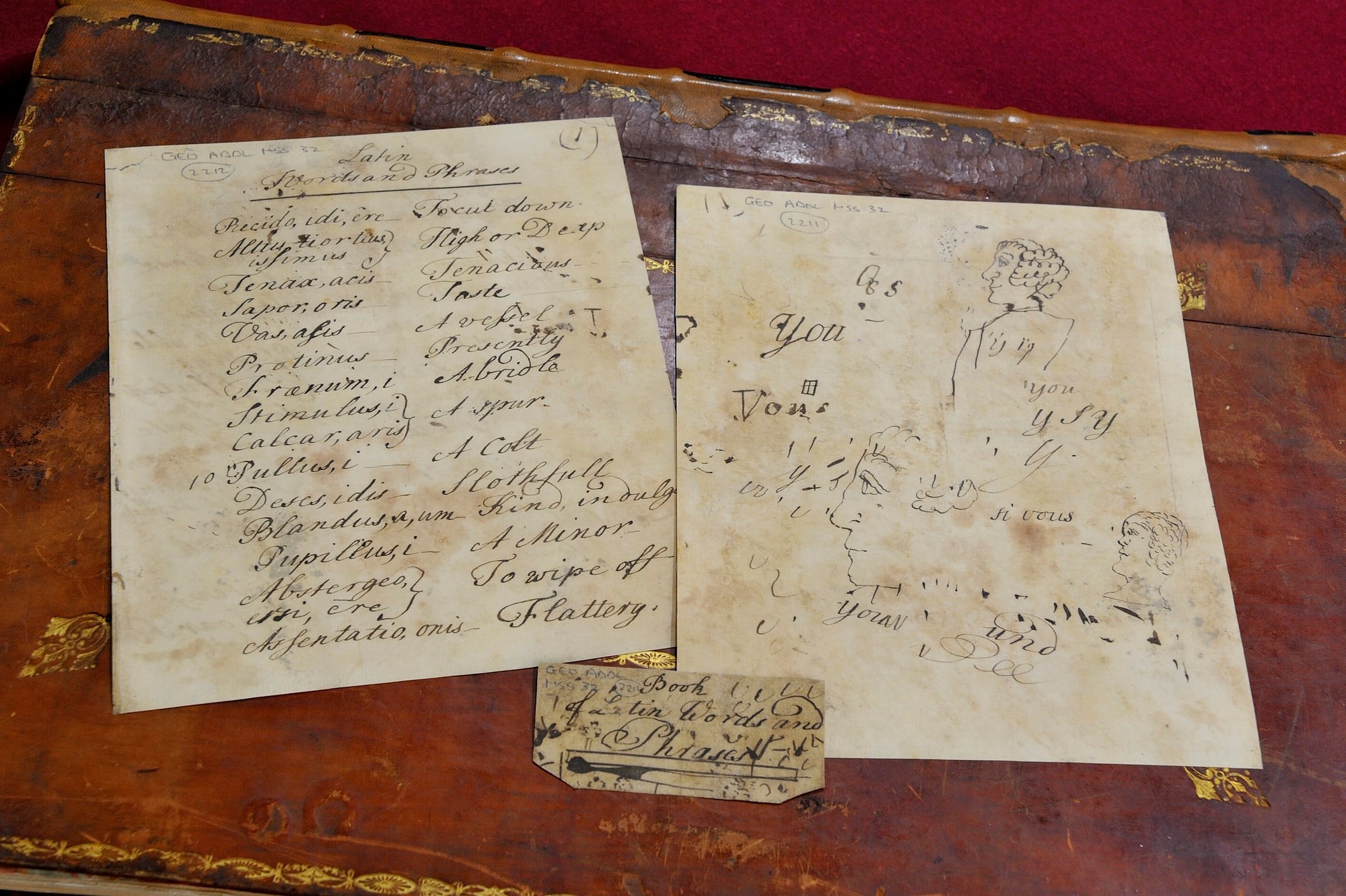 Pages from George III's essay collection George III essays