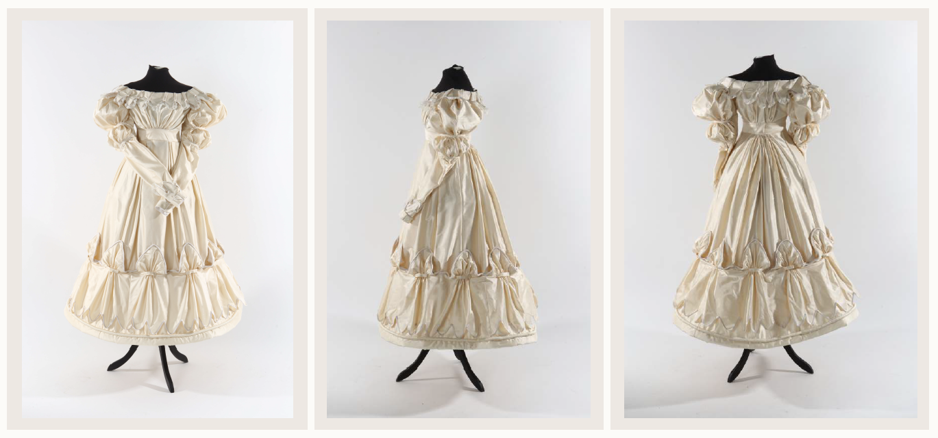 1820s white dress by Leonor Ferreira De Almeida, @leoferralmeid on instagram