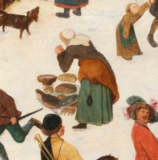 Detail of woman grieving