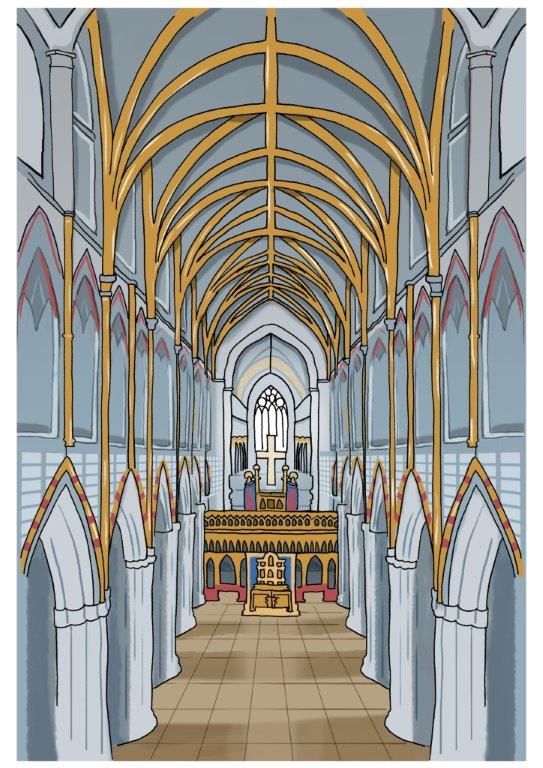 Illustration of Holyrood Abbey