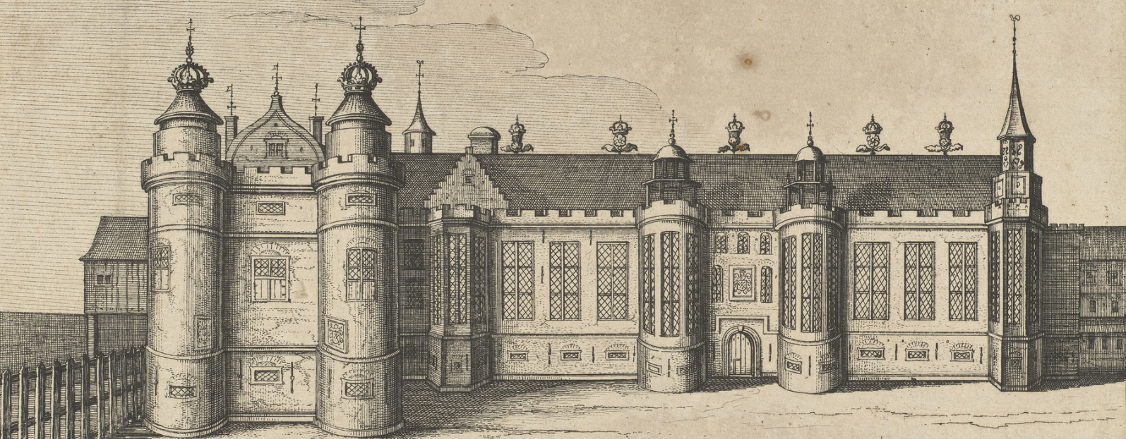 Engraving of James V's palace