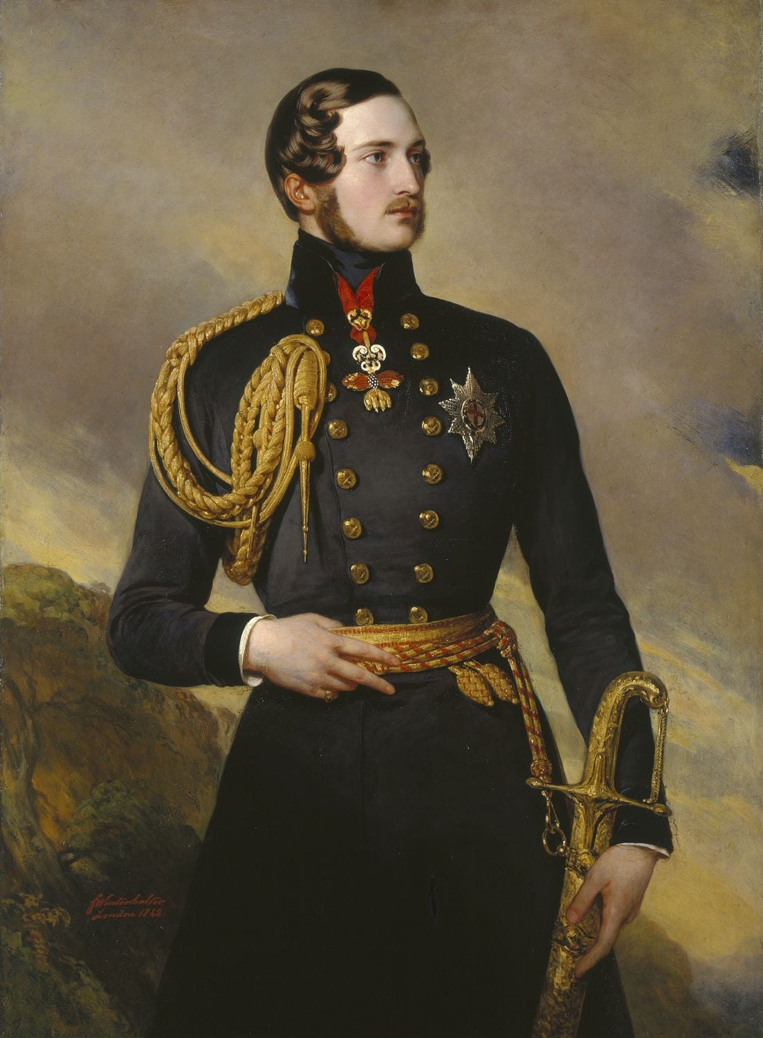 Prince Albert, by Winterhalter Portrait of Prince Albery