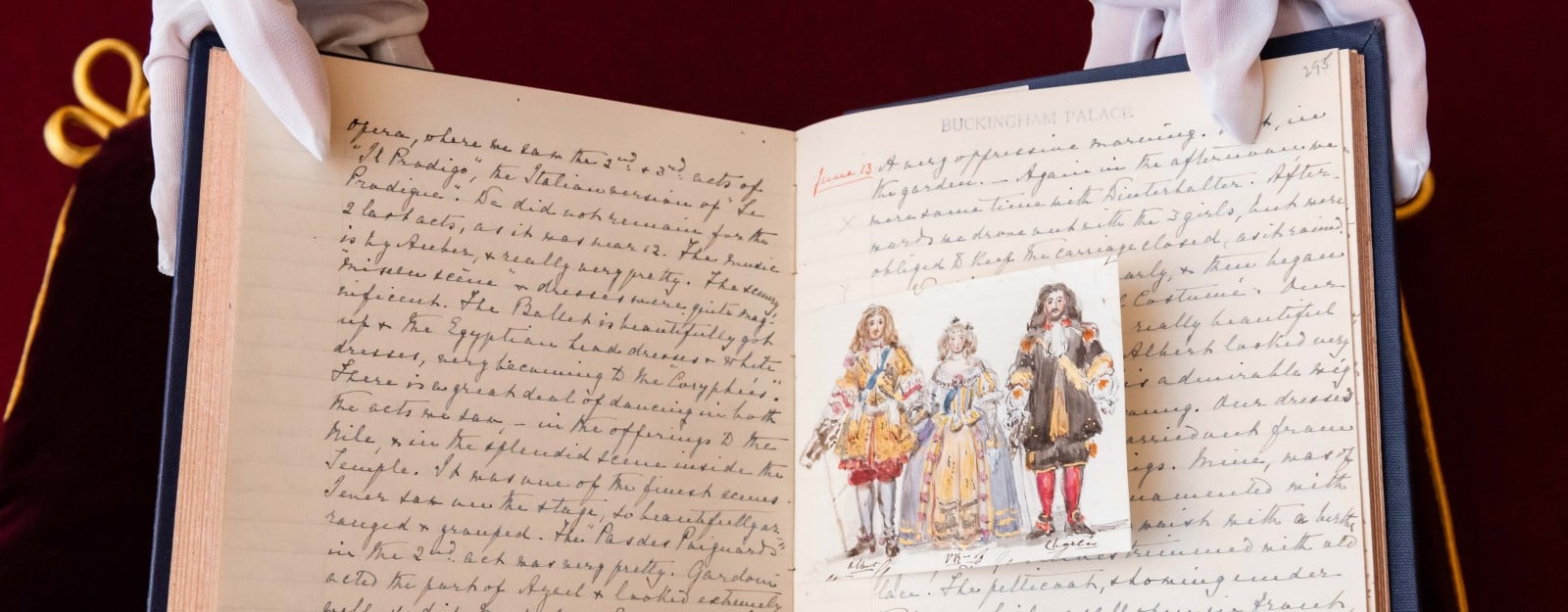 page from Queen Victoria's diary