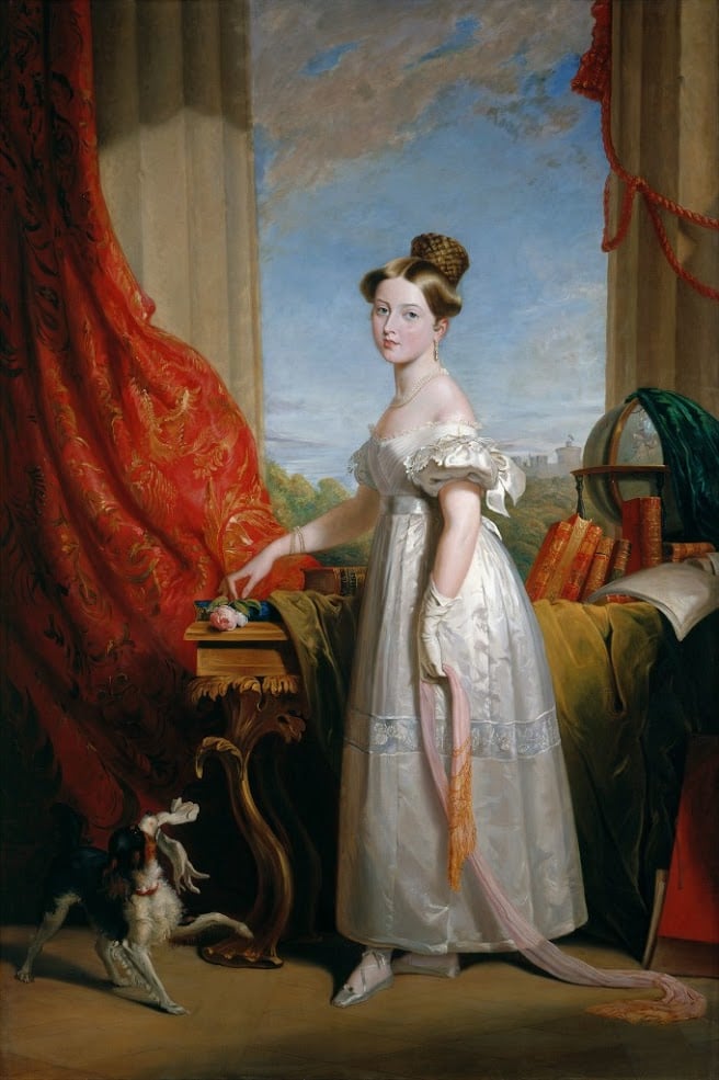 A painting of Princess Victoria in 1833