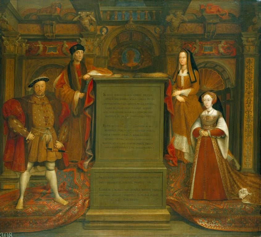 Remigius van Leemput, Henry VII, Elizabeth of York, Henry VIII and Jane Seymour, 1667, RCIN 405750