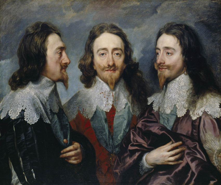 Sir Anthony van Dyck, 'Charles I', c.1635. RCIN 404420 Charles I, c.1635, by Sir Anthony van Dyck