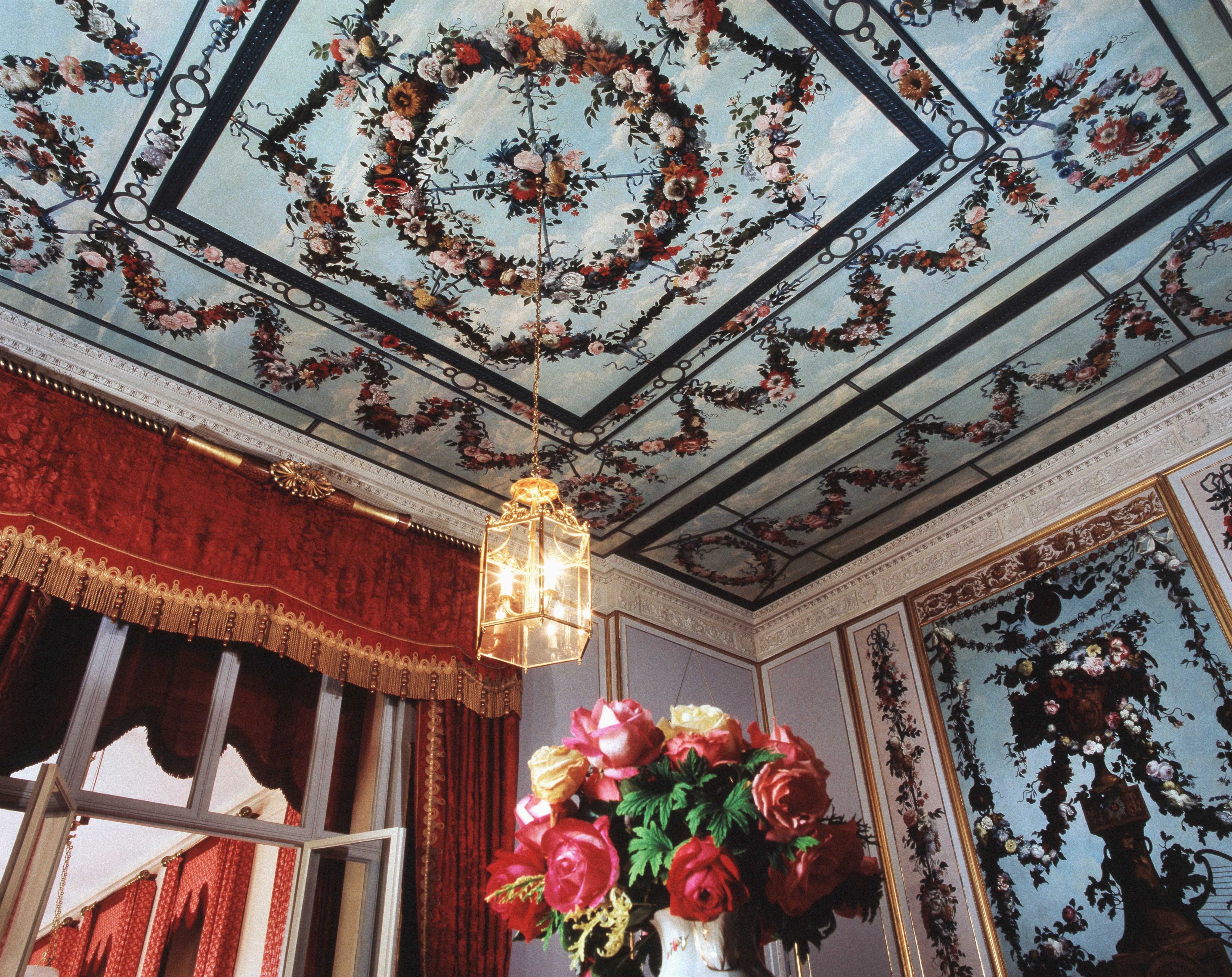 Mary Moser flower paintings at Frogmore House