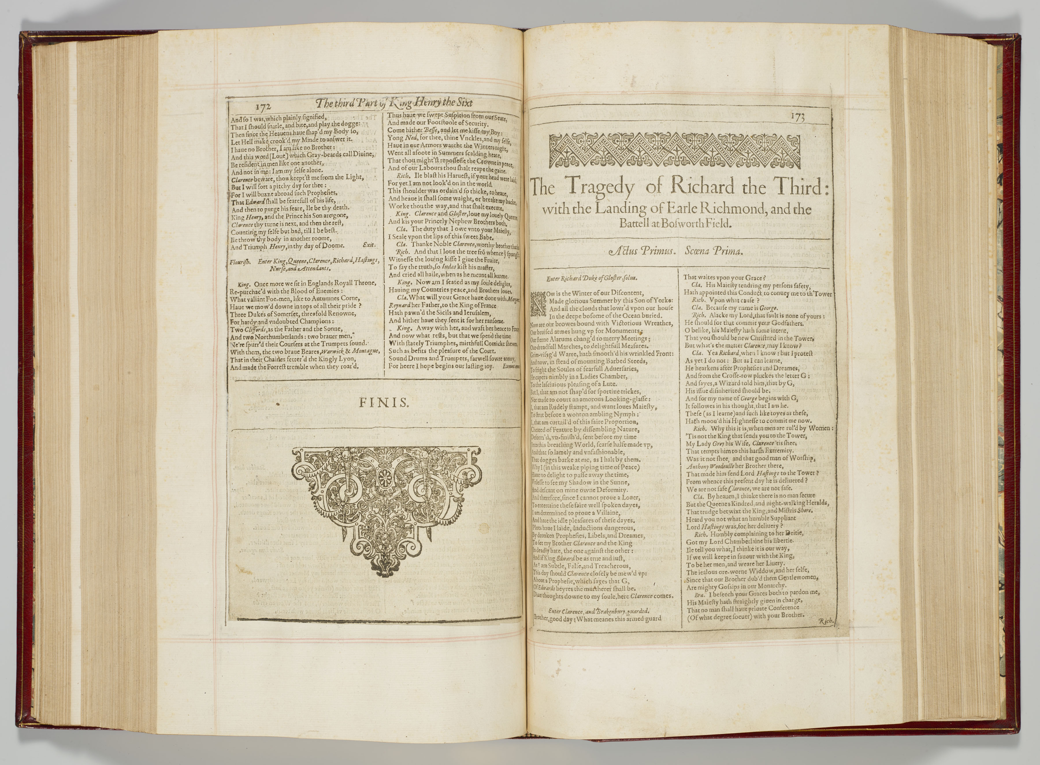 The First Folio in the Royal Collection (RCIN 1047467) An open book.