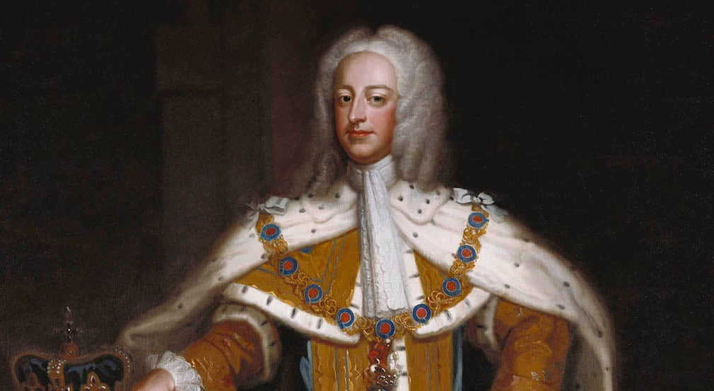 George II (RCIN 405678) George II with a grey wig and robes