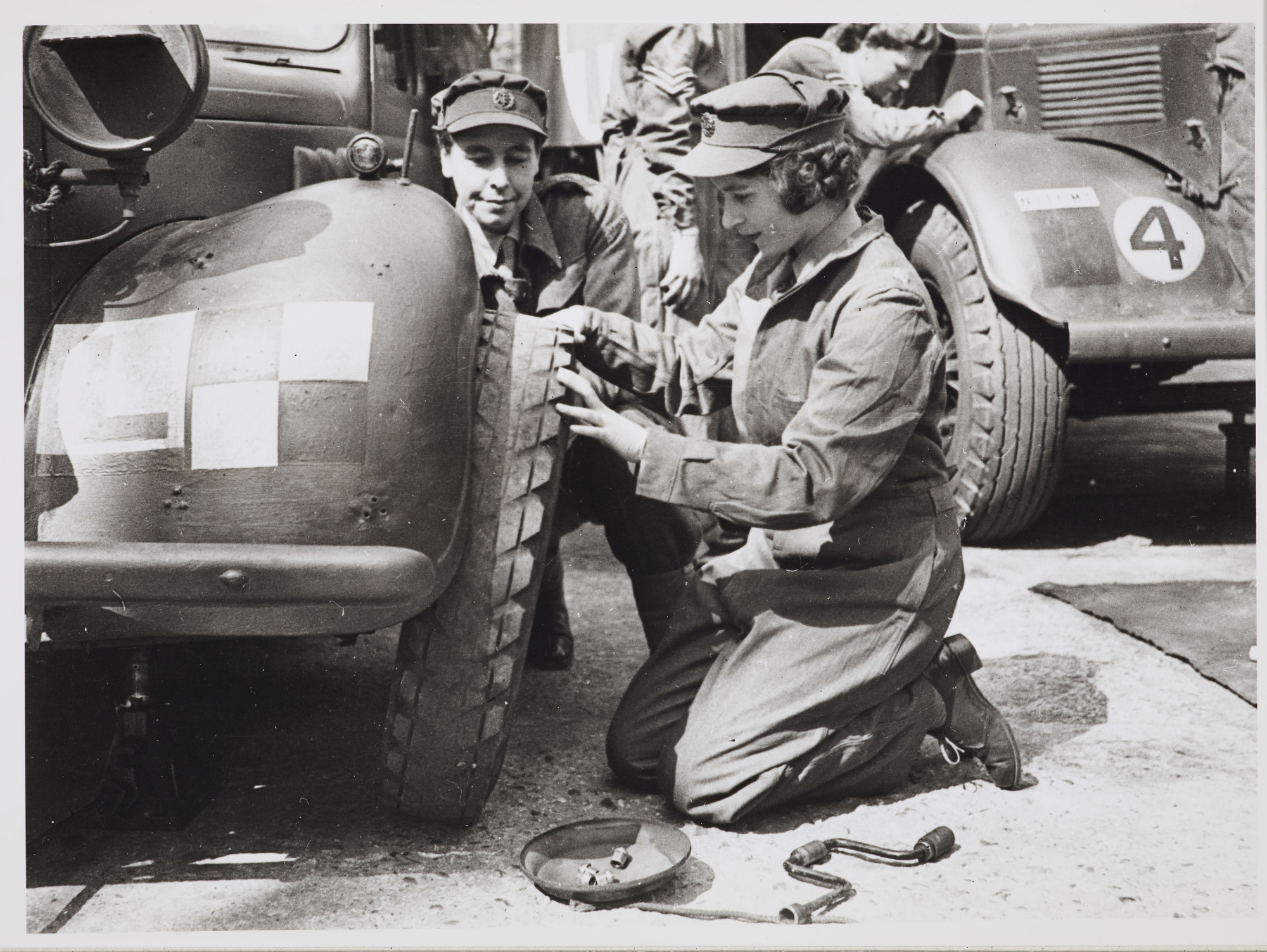 Princess Elizabeth as A.T.S Officer