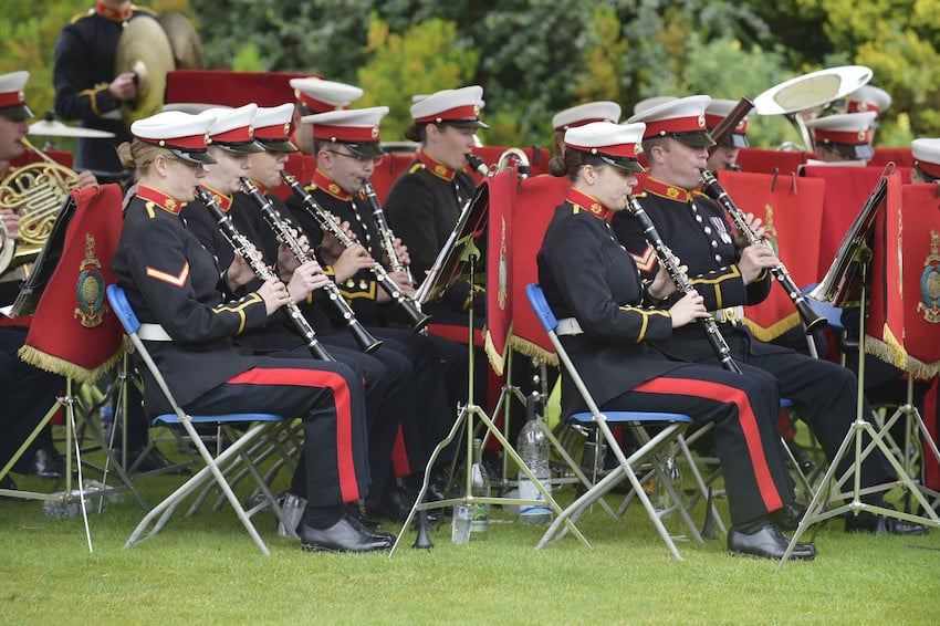 Brass band at a Garden Party