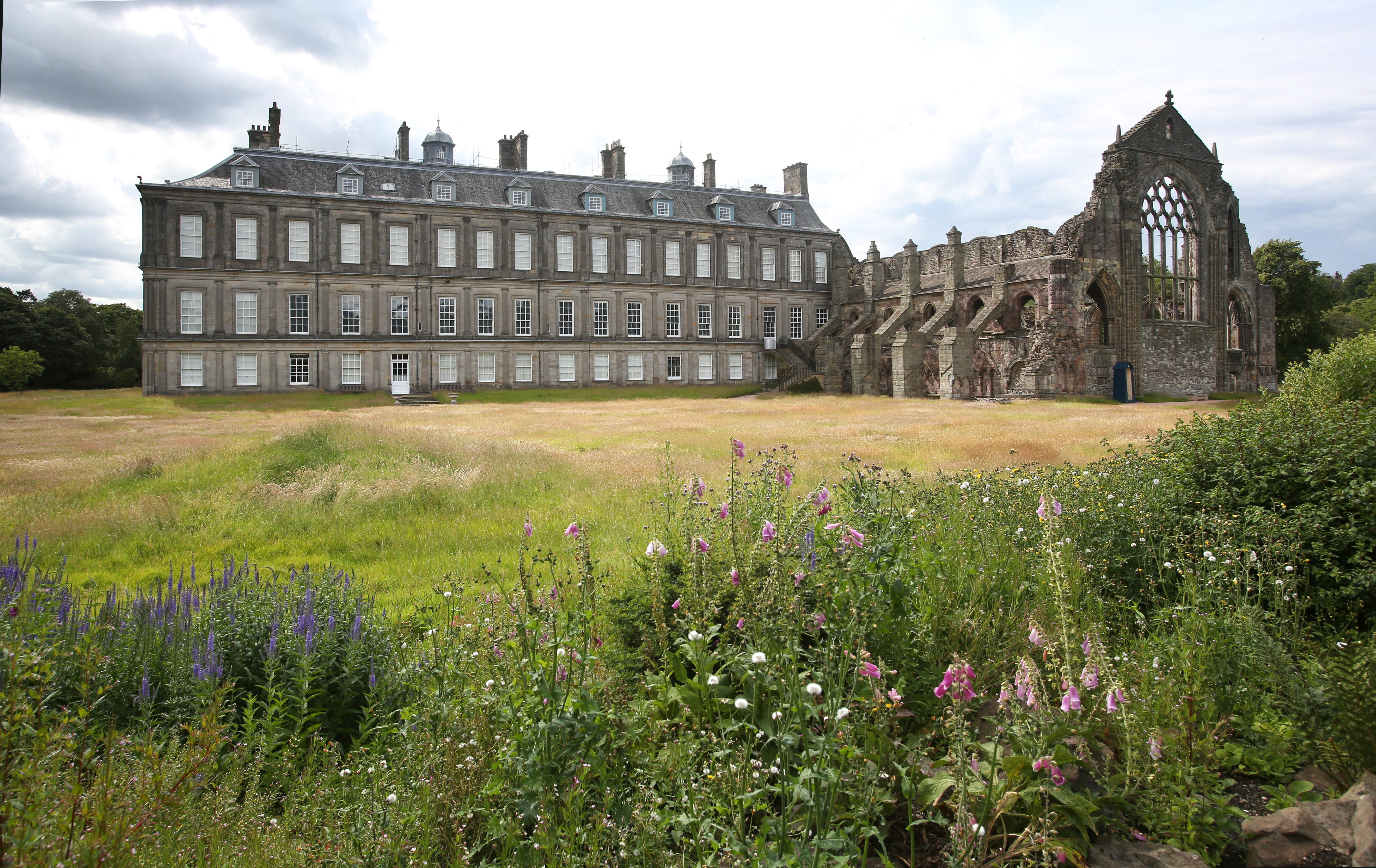 The Palace of Holyroodhouse garden