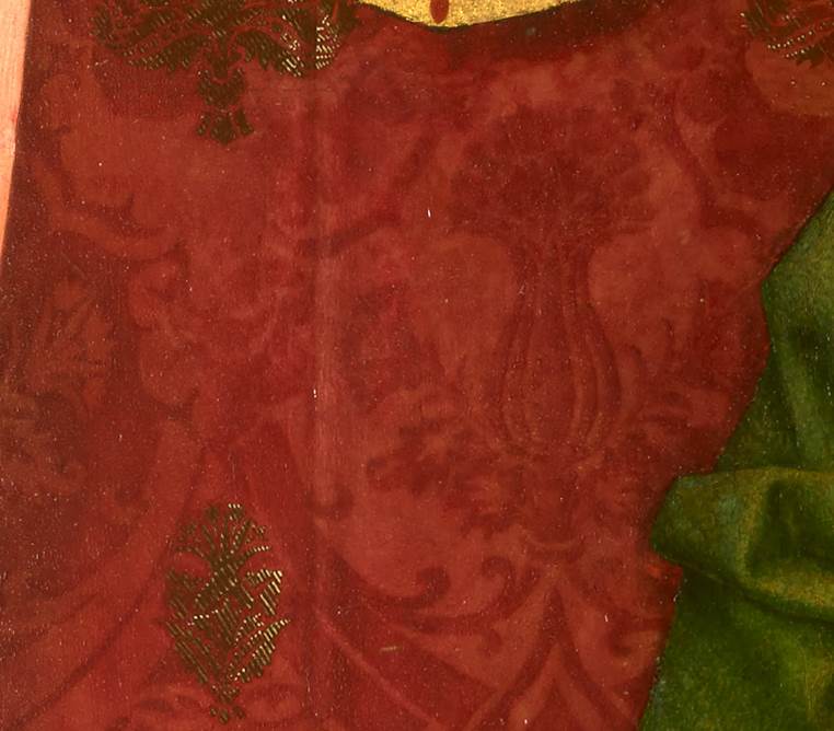 Detail of red cloth