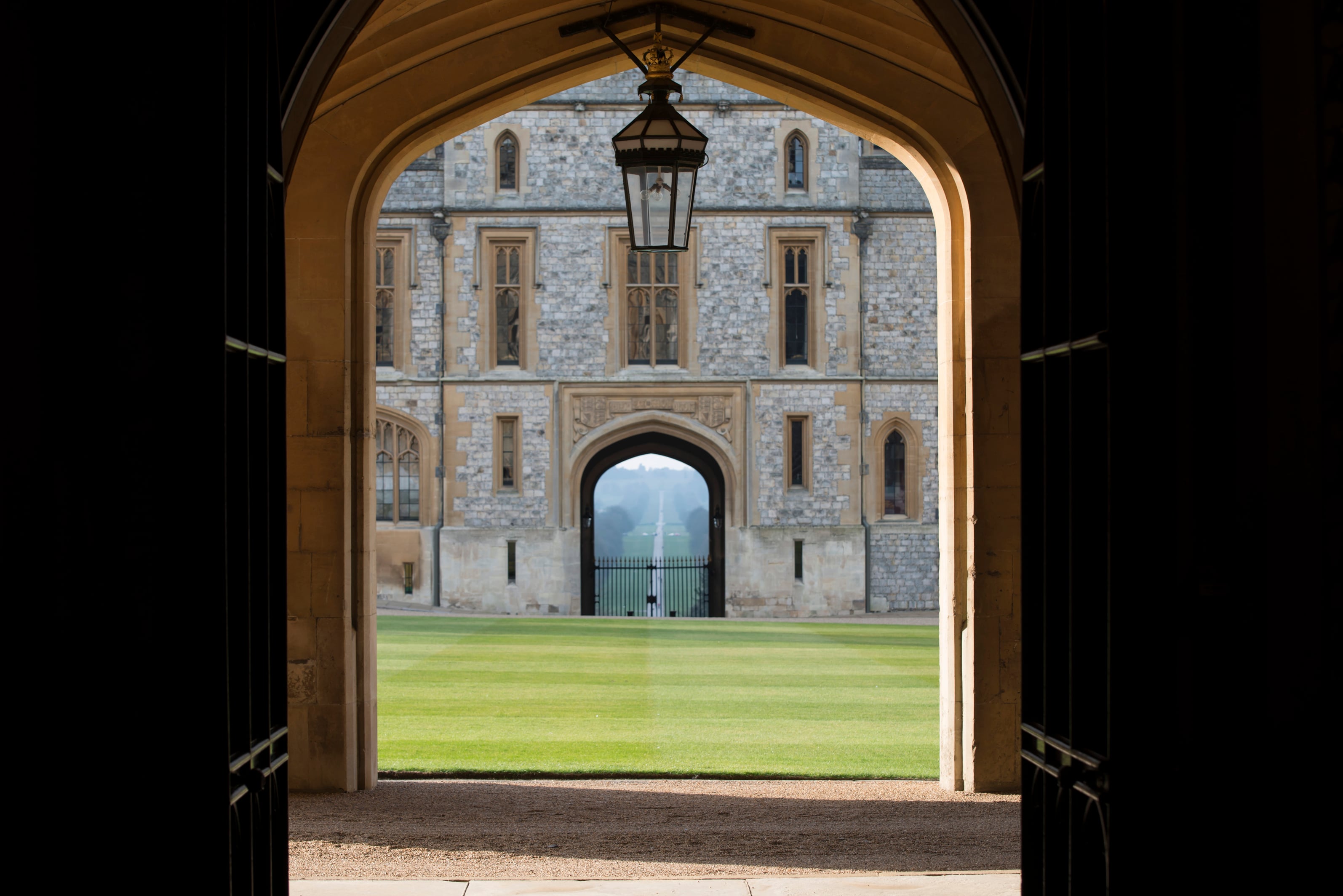 The view of the Long Walk from the State Entrance