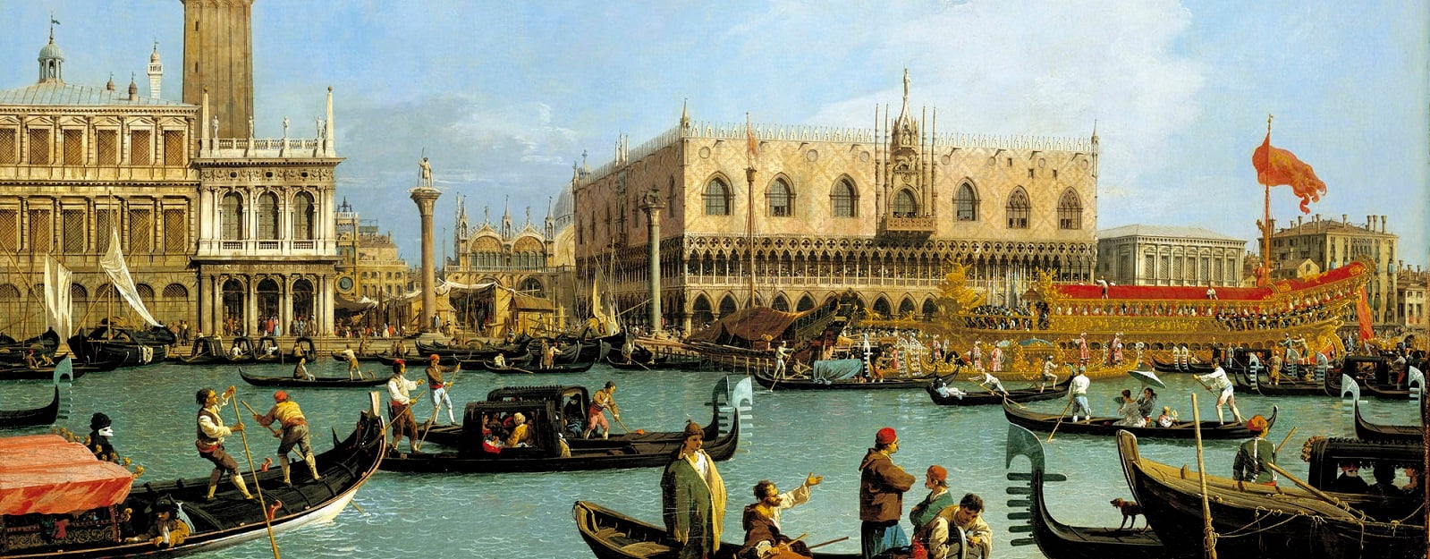 The Bacino di San Marco on Ascension Day by Canaletto
