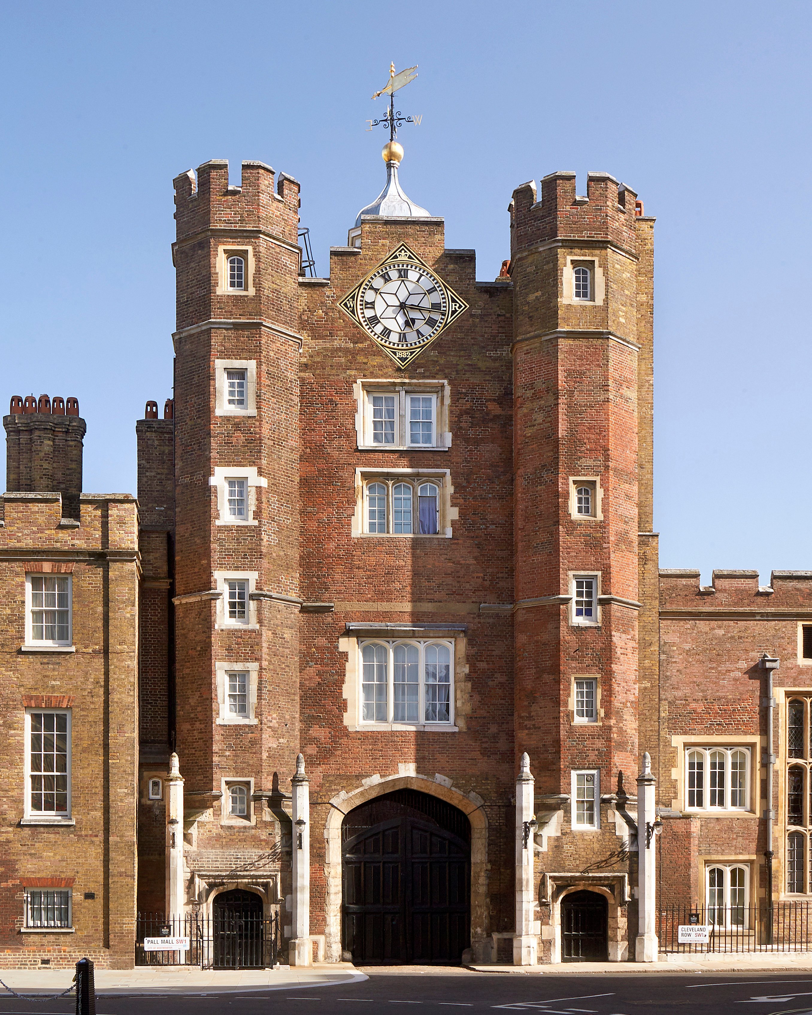 The exterior of St James's Palace. The exterior of St James's Palace.