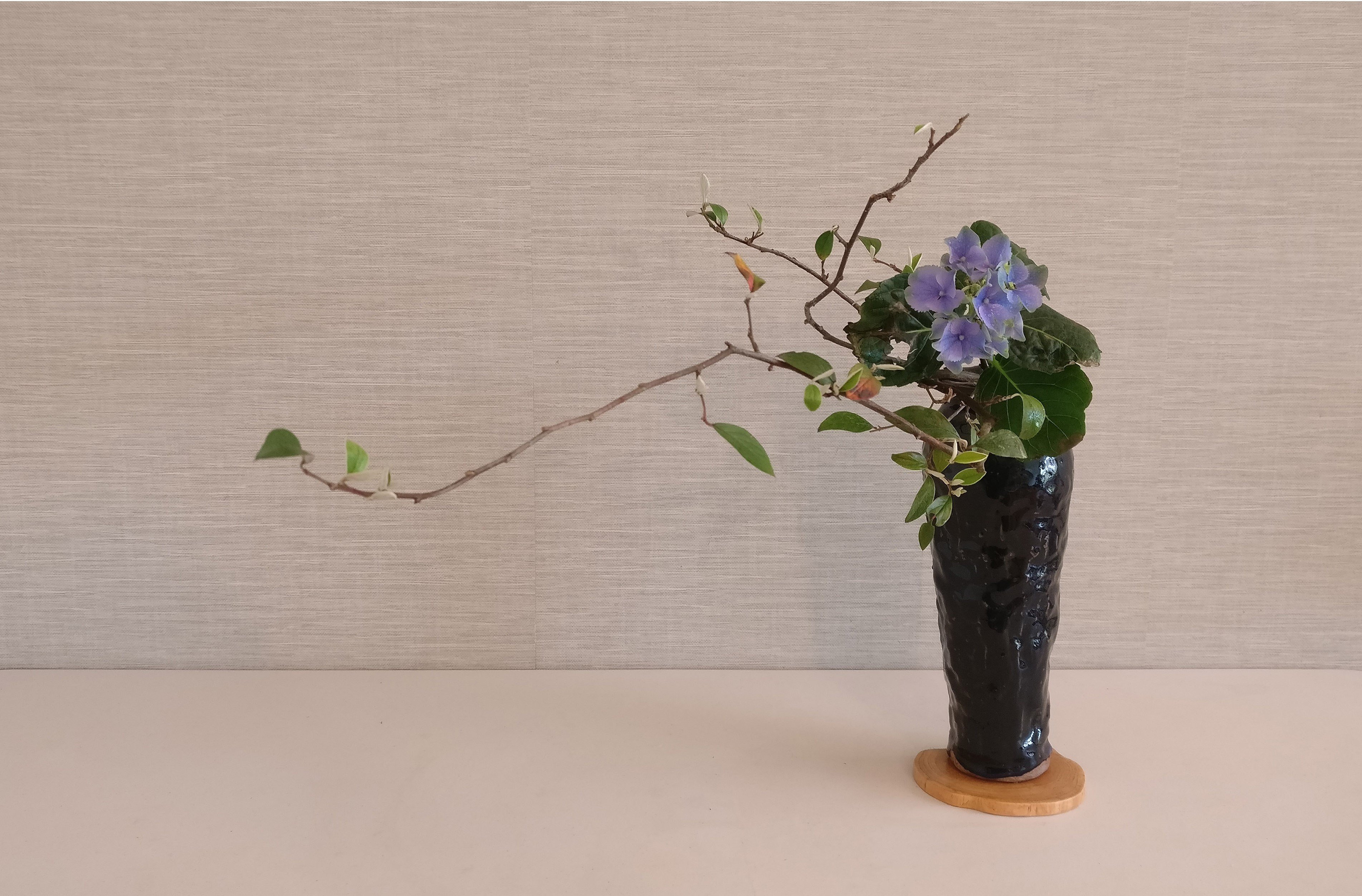 Ohara ikebana flower arrangement