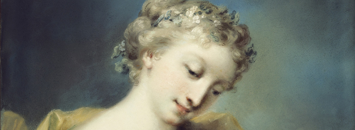 Rosalba Carriera's painting - A Personification of Spring