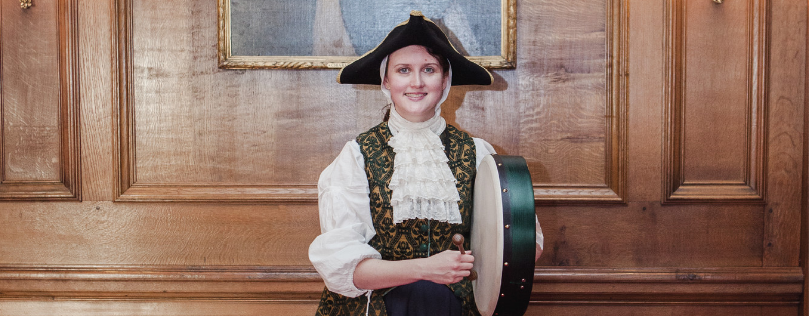 Musician in 18th Century costume