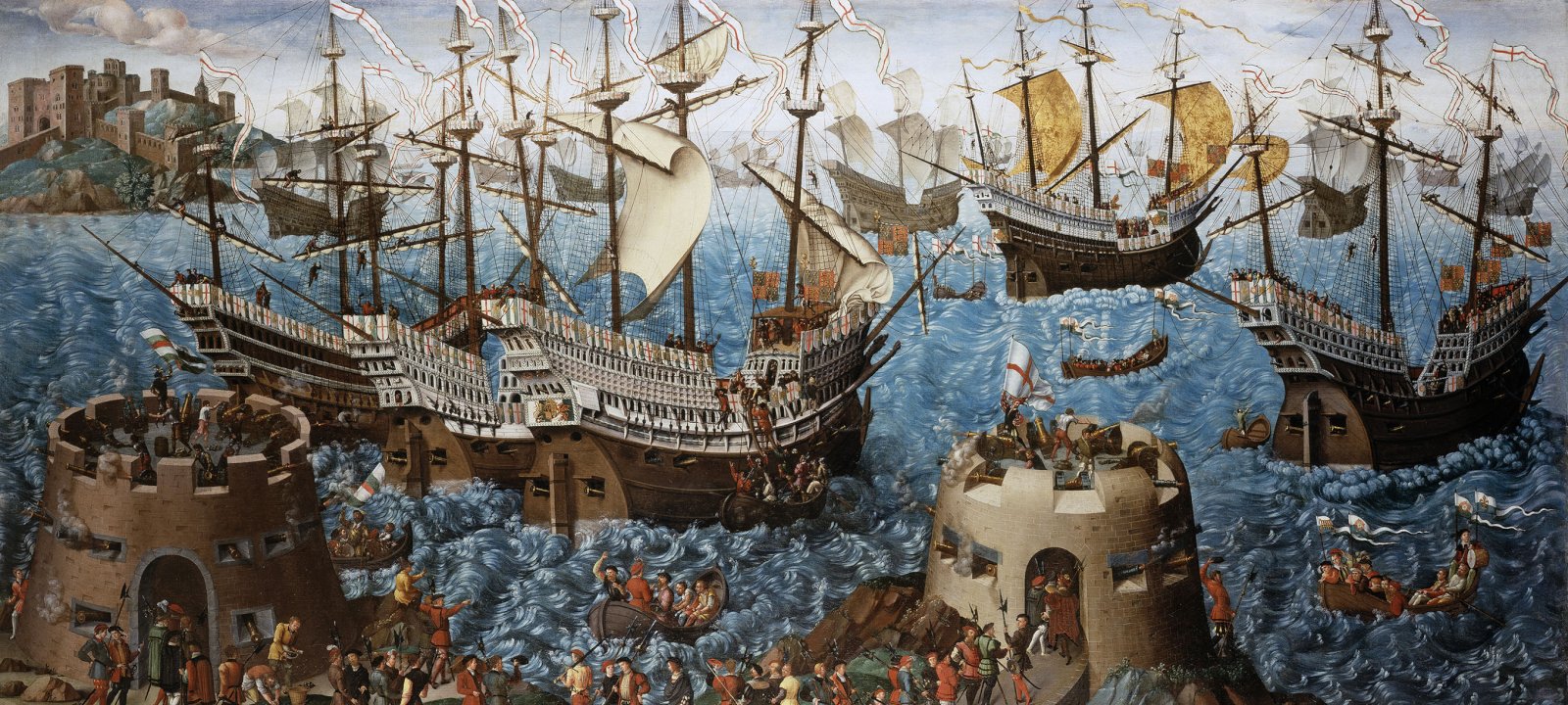 The Embarkation of Henry VIII at Dover, RCIN 405793