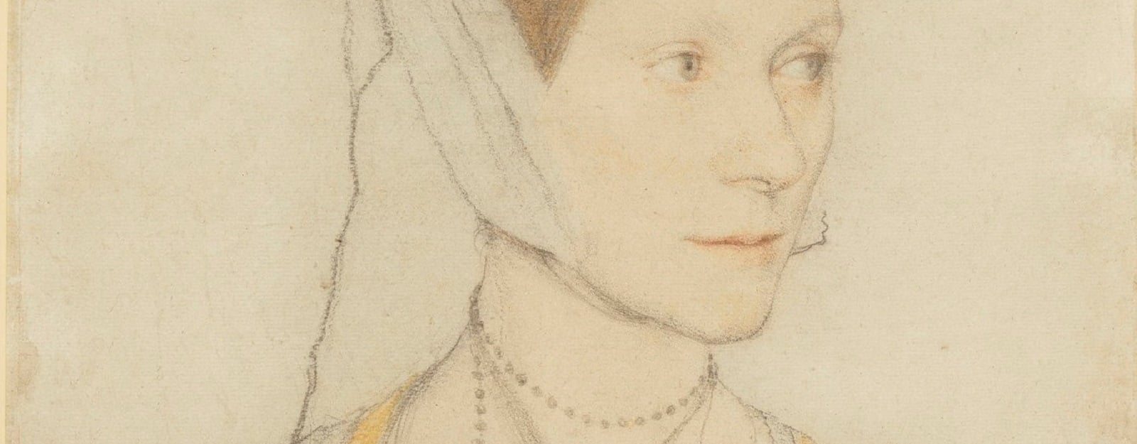 Portrait of Cicely Heron, daughter of Sir Thomas More by Hans Holbein the Younger, RCIN 912269