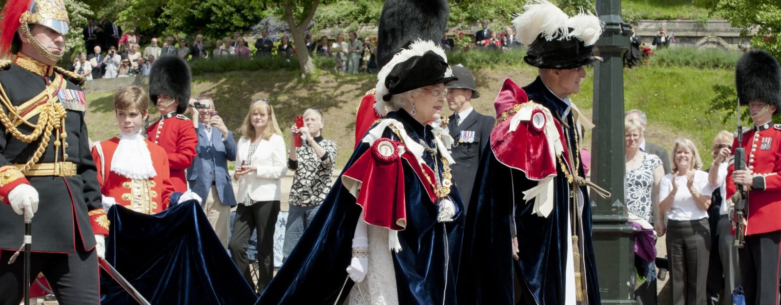 Queen Elizabeth II on Garter Day at Windsor Castle
