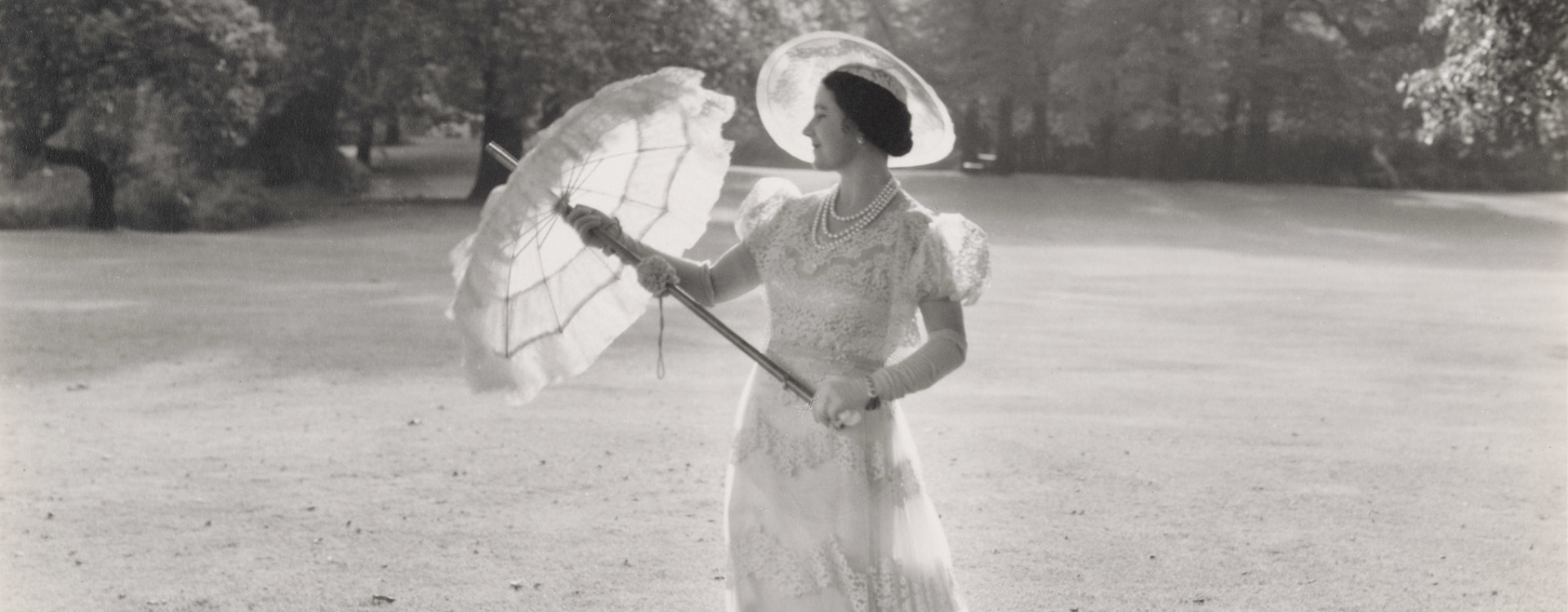 Photograph of Elizabeth, later Queen Elizabeth The Queen Mother by Cecil Beaton.