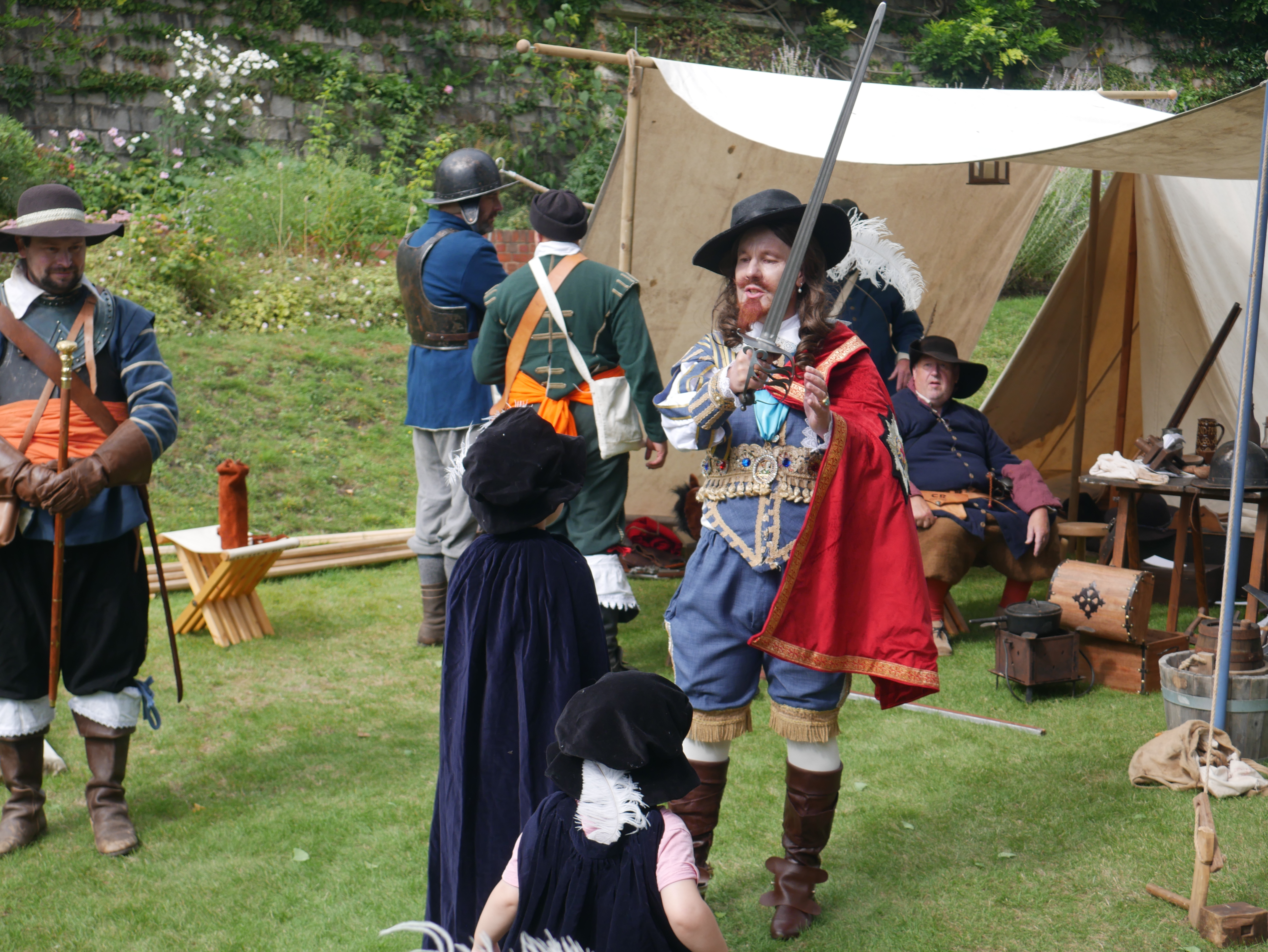 Charles I with some garter knights