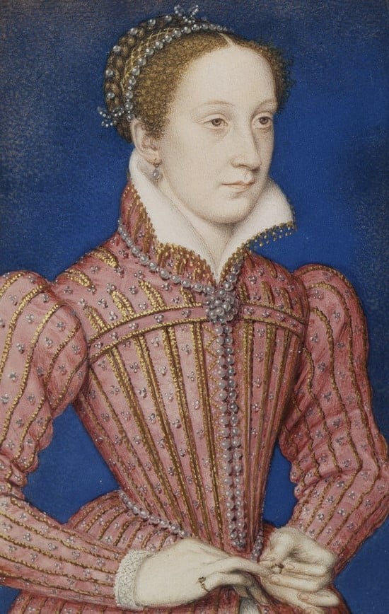 François Clouet, Mary, Queen of Scots, c. 1558 (RCIN 401229) A portrait of Mary, Queen of Scots by François Clouet.