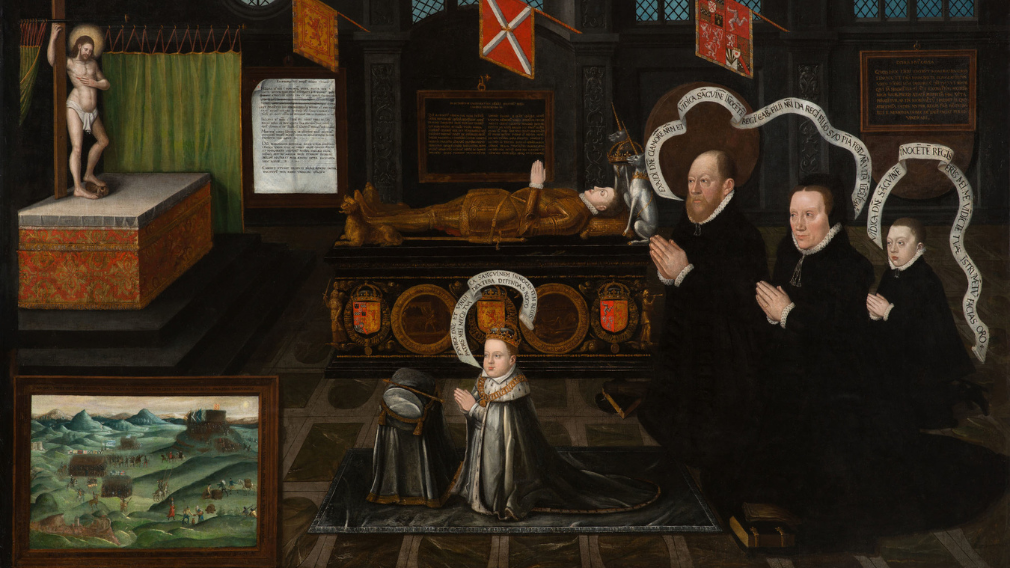 Livinus de Vogelaare, The Memorial of Lord Darnley, 1567 (RCIN 401230) A painting of Lord Darnley's memorial by Livinus de Vogelaare.