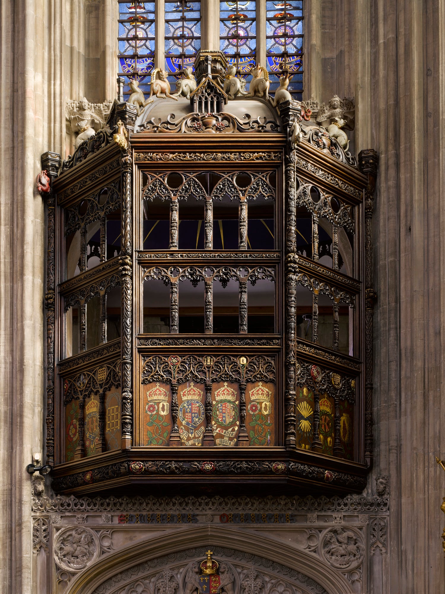 Photograph of the Royal Closet at St James's Castle, originally Edward IV's chantry. 