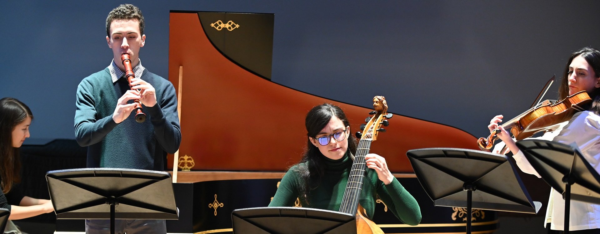 Photograph of musicians from Royal College of Music performing