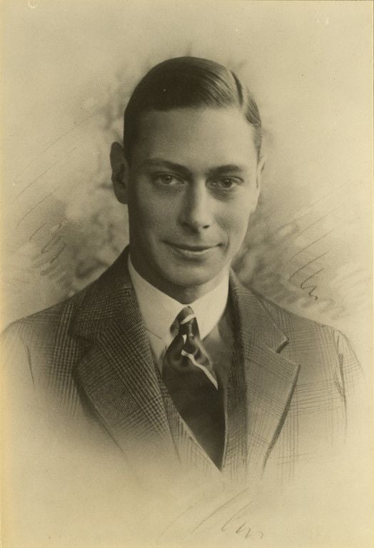 Olive Edis, Prince Albert, Duke of York, later King George VI (1895-1952), 1920 (RCIN 2940841) Photograph of a head and shoulder length portrait of Prince Albert, Duke of York later King George VI.