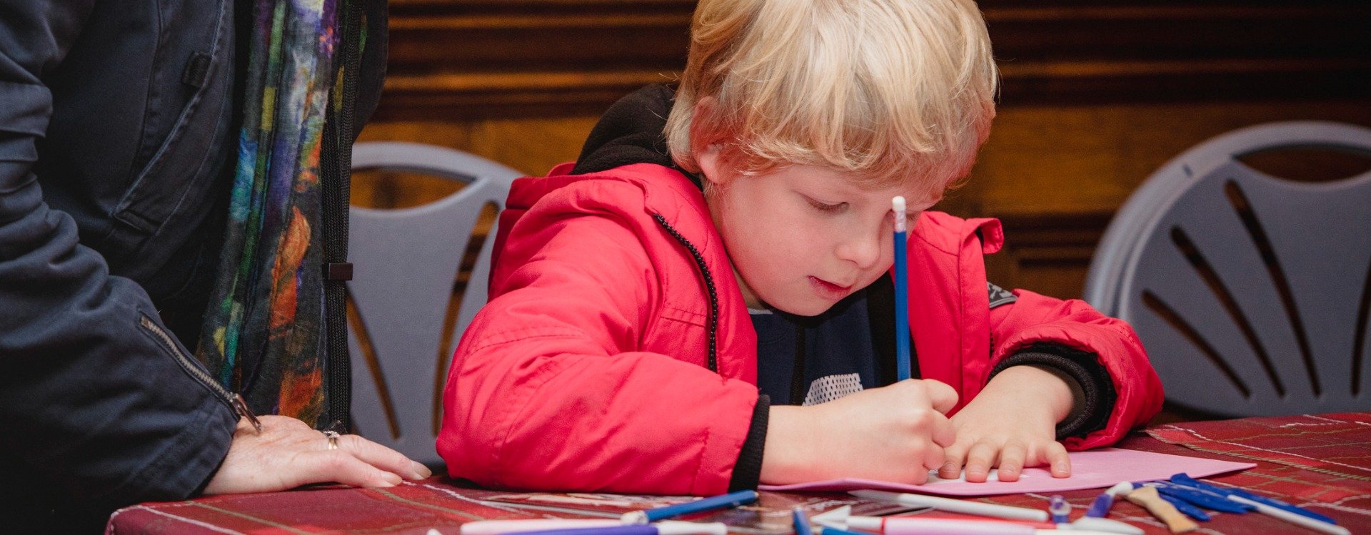 A child drawing